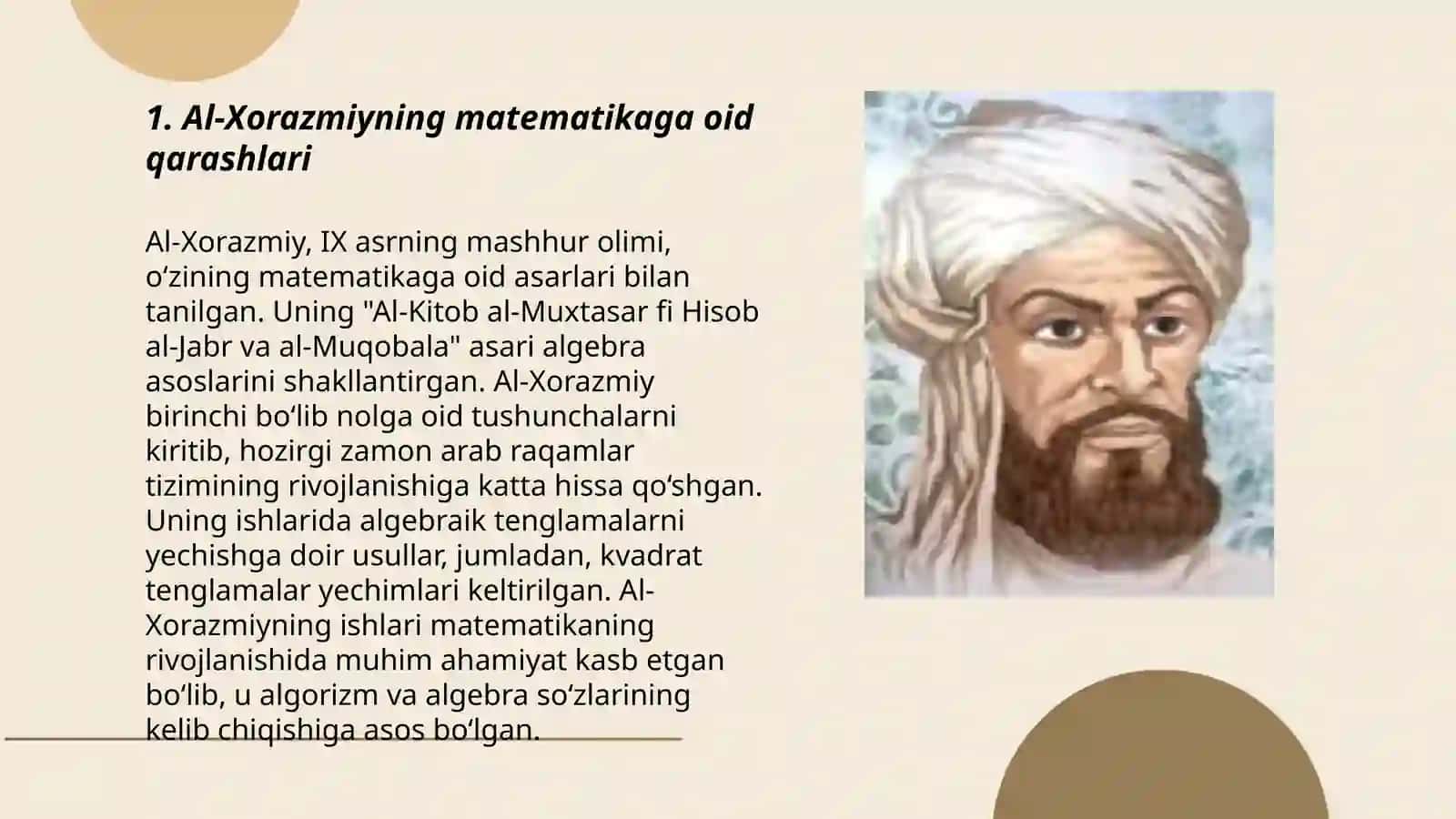 Al-Xorazmiy falsafiy qarashlari 3