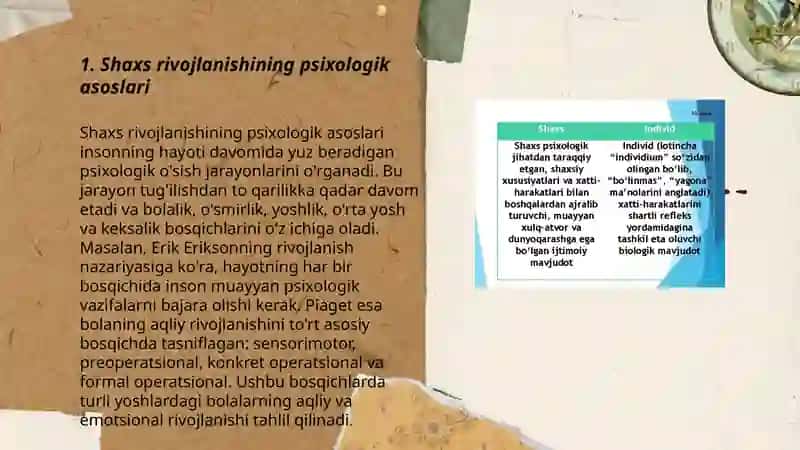 Shaxsning rivojlanish tarbiyasi va ijtimoiylashuvi 3