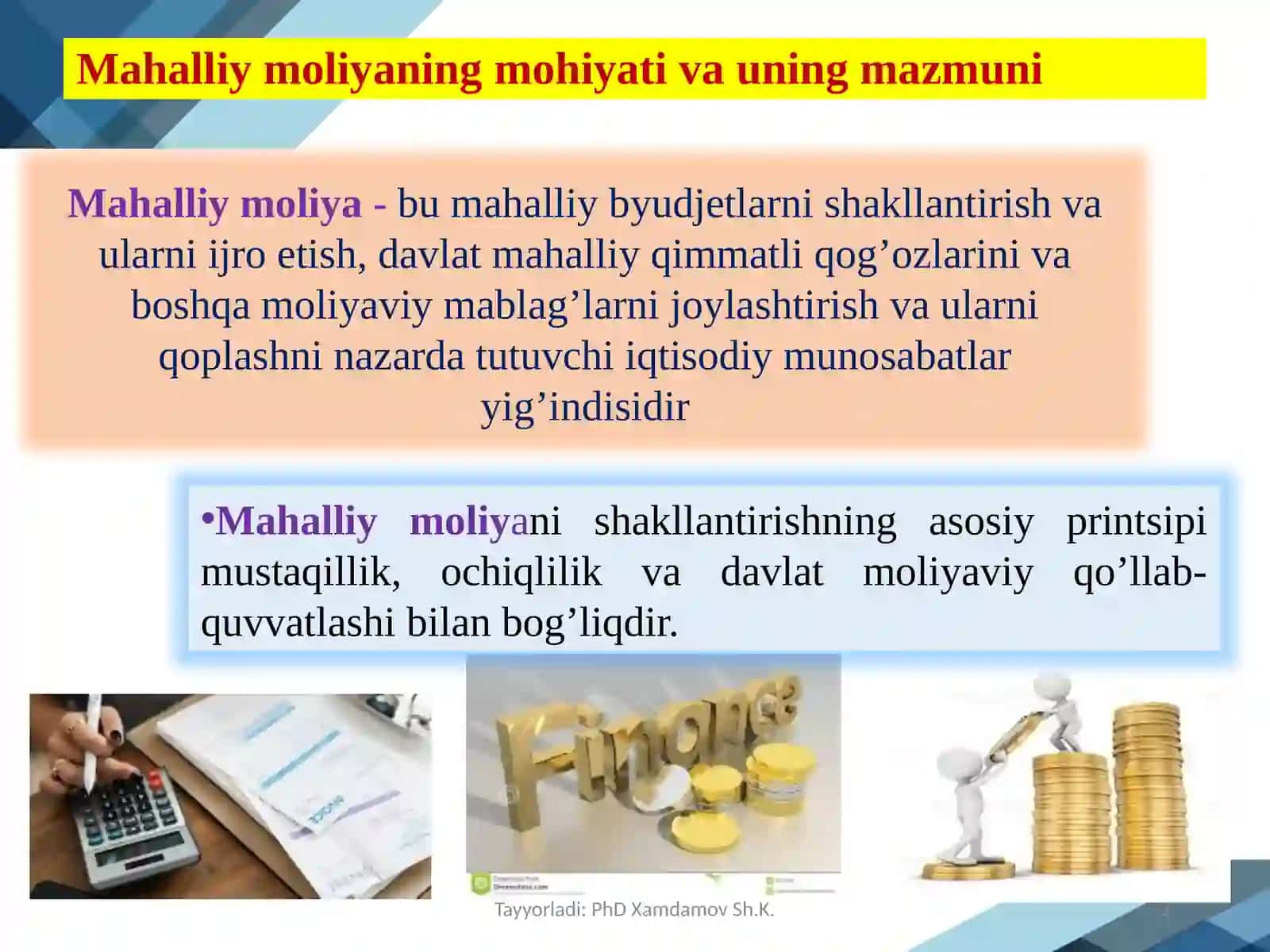 MAHALLIY MOLIYA 3