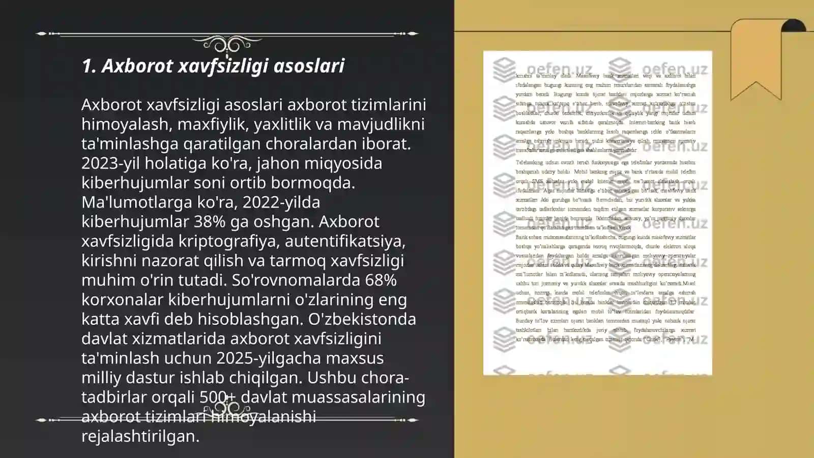 Axborot xavfsizligi asoslari 3