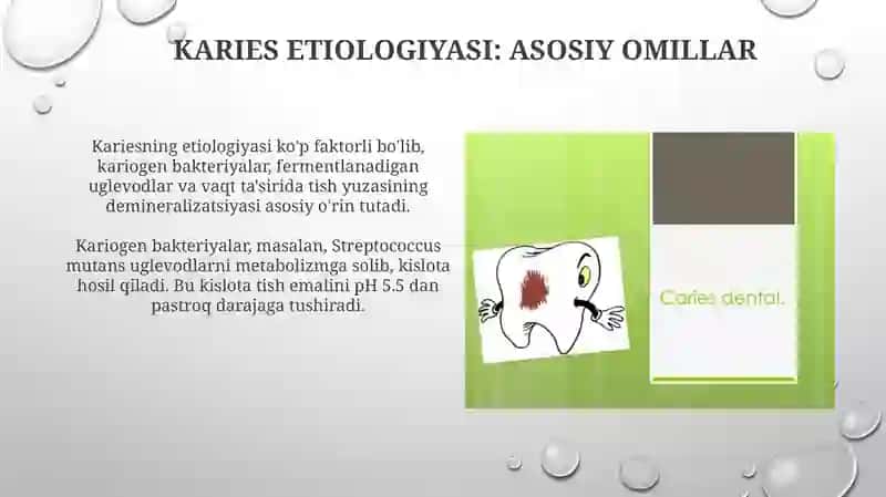 Kariesning etialogiyasi va potogenezi 3
