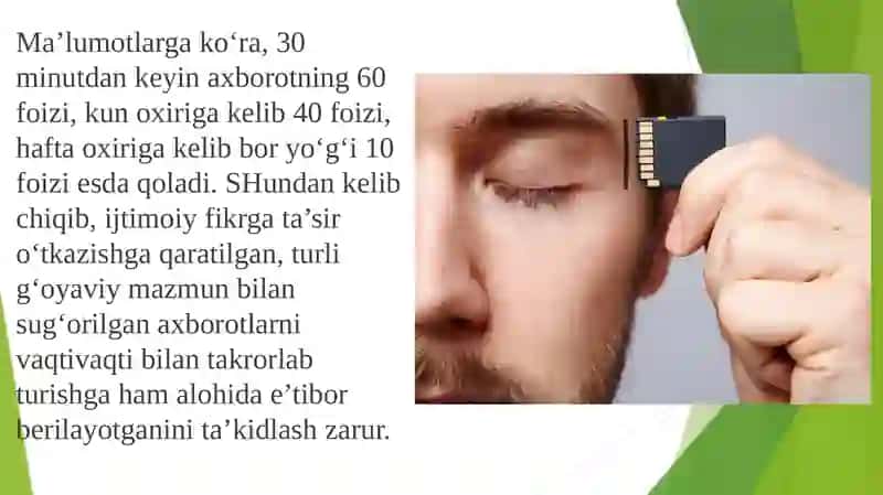 AXBOROTNI JAMIYATDA TUTGAN O’RNI VA AHAMIYATI 3