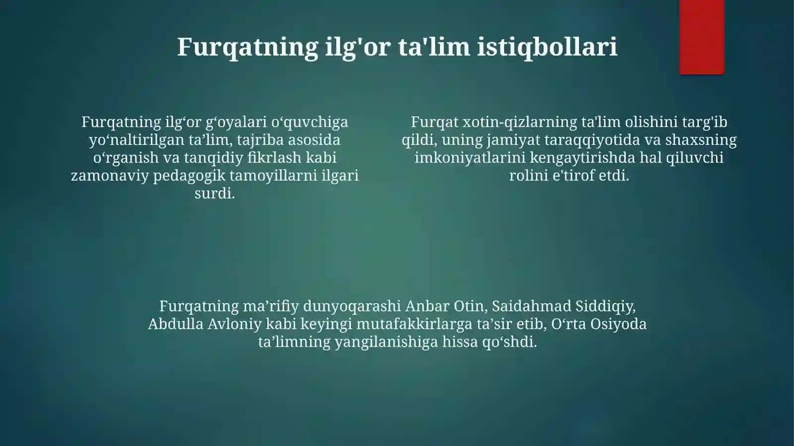 Xix Asrning Ikkinchi Yarmi Va Xx Asr Boshlarida Ta’Lim Va Pedagogik Fikrlar 3