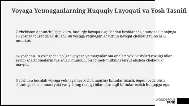 Voyaga Yetmaganlarning Huquqiy Layoqati 3