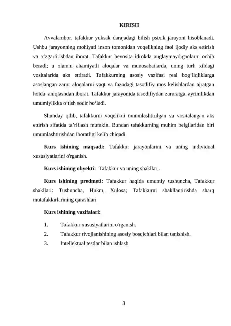 TAFAKKUR HAQIDA UMUMIY TASAVVURLAR VA NAZARIY YONDASHUVLAR 3