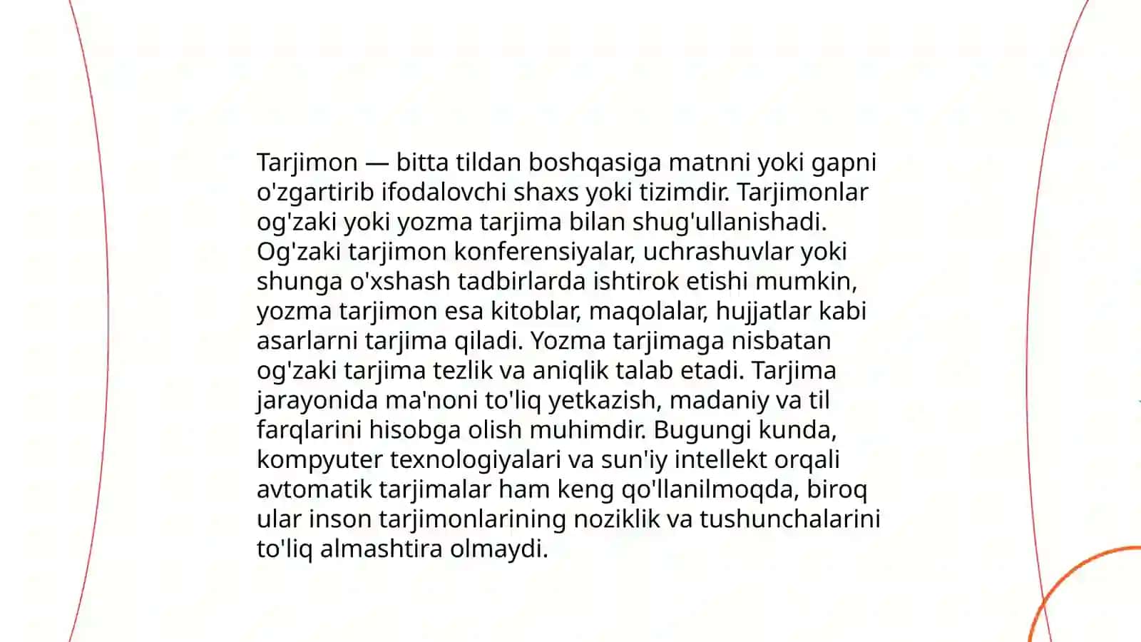 Tarjimaning maqsadi va turlari 3