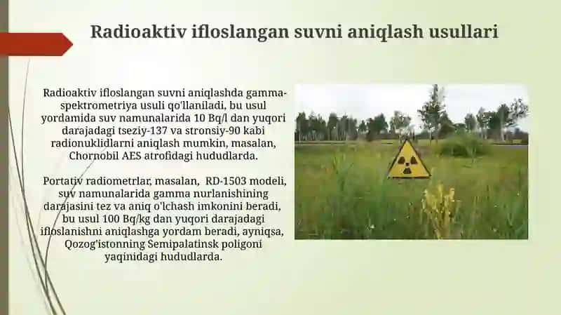Radioaktiv ifloslanish 3