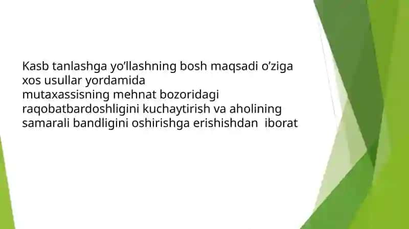 Kasbtanlashgayòllashning psixologik muammolari 3