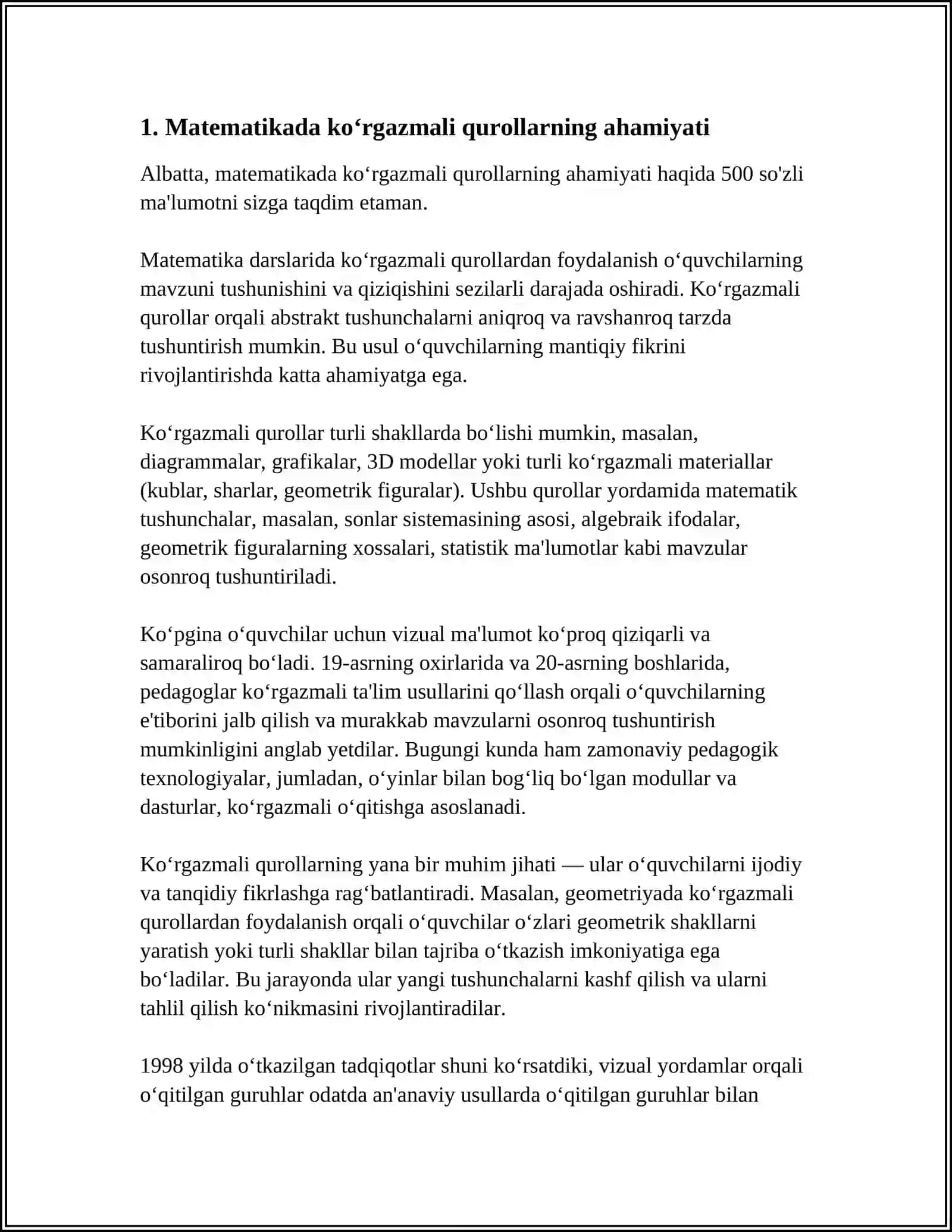 TEXNOLOGIYA DARSLARIDA KO‘RGAZMALI QUROLLARDAN FOYDALANISH 3