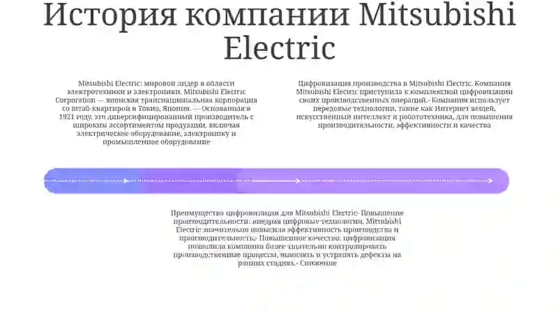 Цифровизация Производственной Деятельности Компании Mitsubishi Electric 3