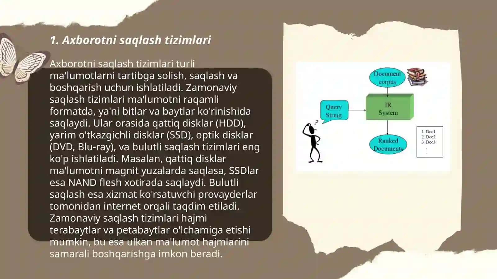 Axborotni saqlash saralash va qidirish texnologiyasi 3