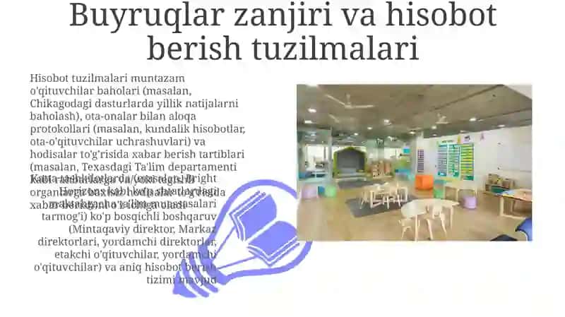 Buyruqlar zanjiri va hisobot berish tuzilmalari 3