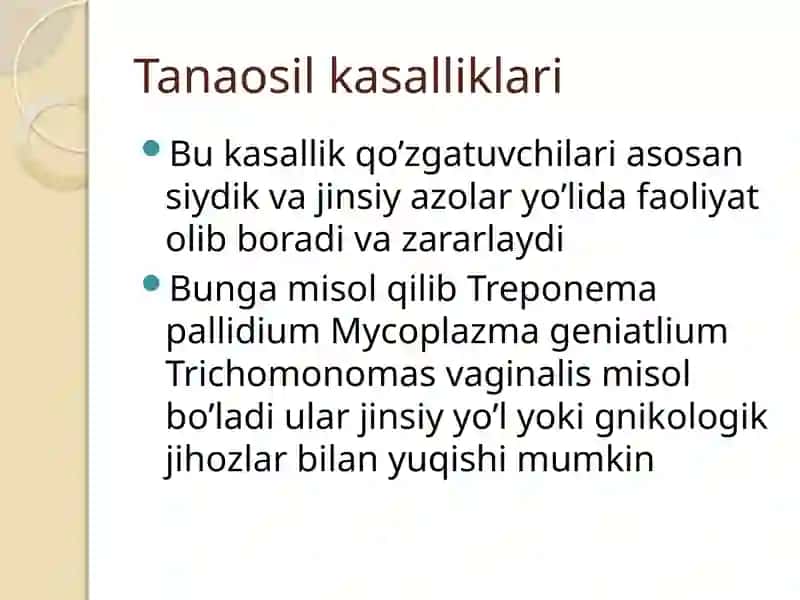 Xlamidiozmikoplazmoztrihominozqo’zg’atuvchilariningtasnifivatashxisi.Mikrobiologikdiagnostikausullari 3