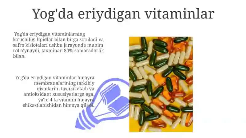 Vitaminlarning tuzilishi va biologik xususiyatlari 3