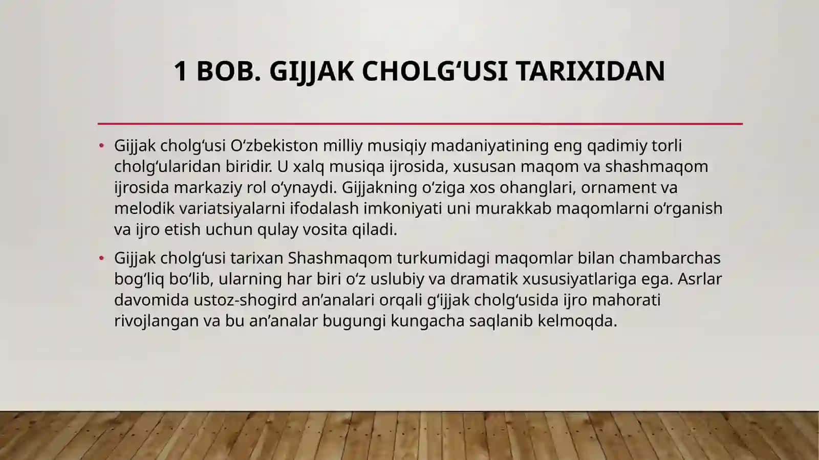 "Garduni dugoh" kuyini g'ijjak cholg'usida o'rgatish metodikasi 3