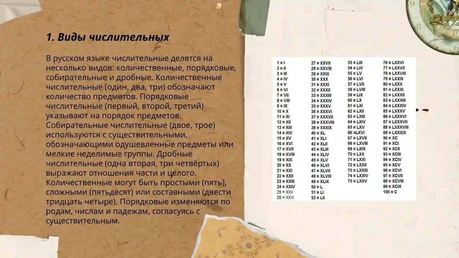 Имя числительное 3
