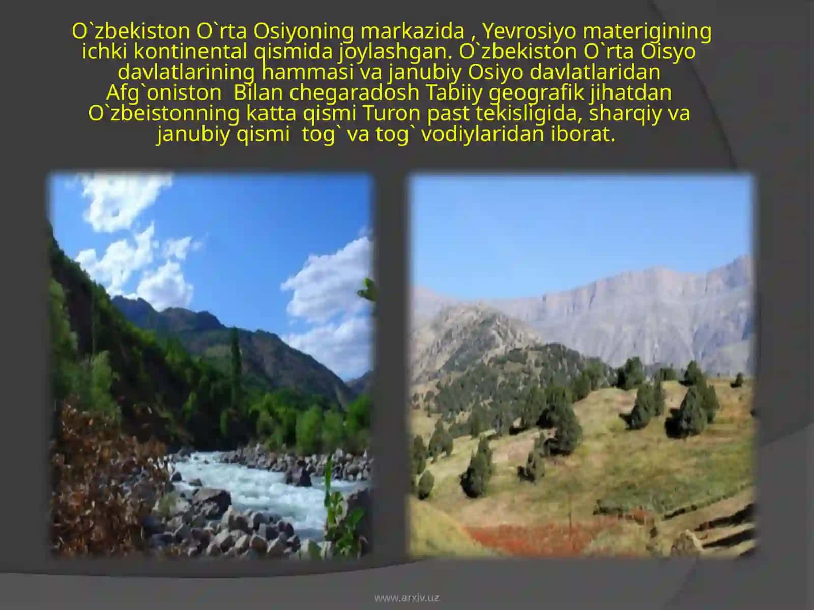 O`zbekiston tabiatini muhofaza qilish 3
