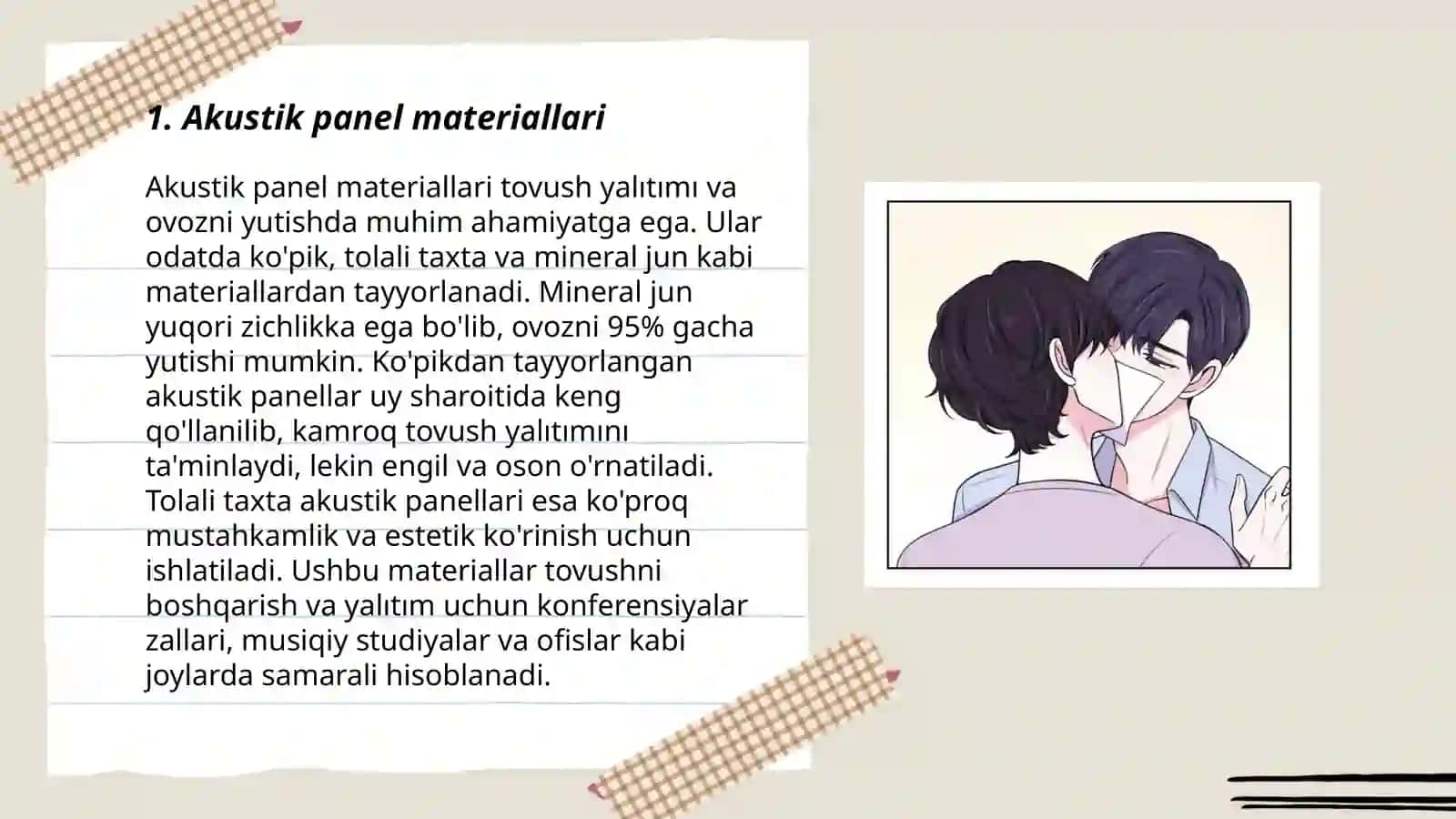 Akustik panel materiallari 3