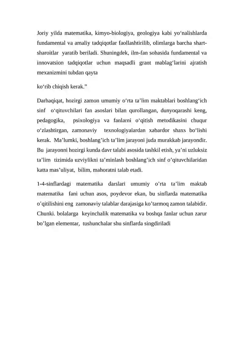 Jadvaldan tashqari ko‘paytirish va bo`lishga o`rgatish metodikasi 3