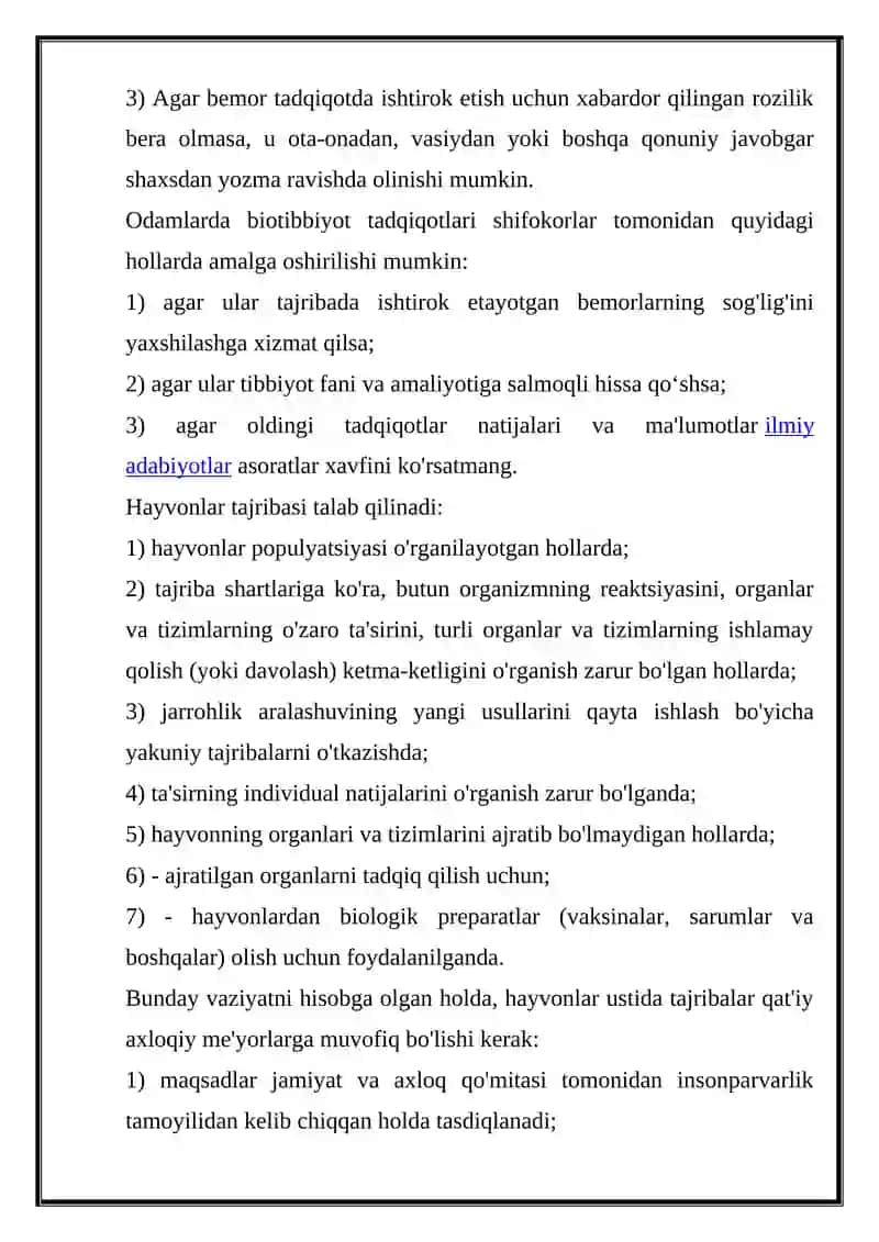 Tibbiy Biologik Tatqiqotlar 3