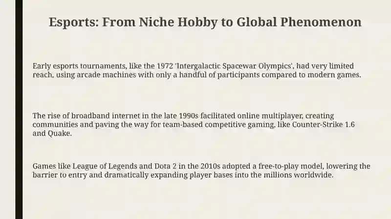 The rise of e sports and its cultural impact 3