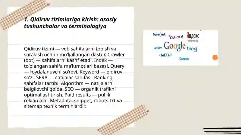 Qidiruv tizimlari 3