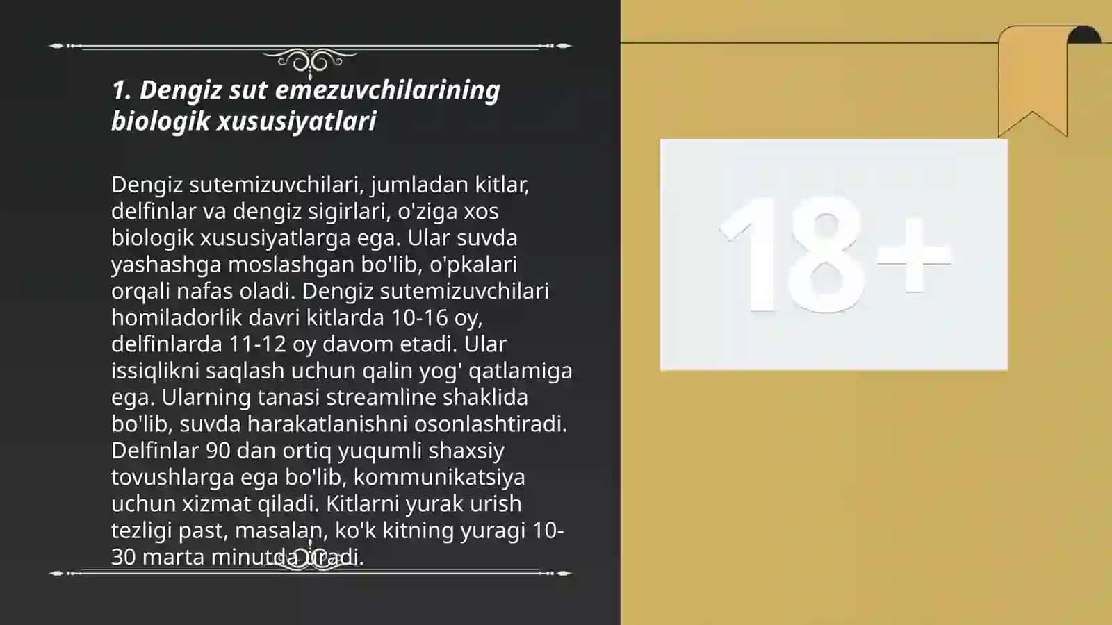 Dengiz sut emezuvchilari va umurtqasiz hayvonlar ekspirtizasi 3
