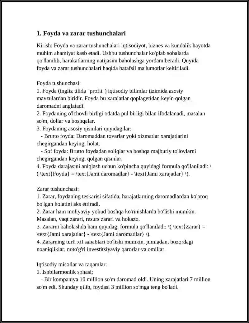 BHXS (IAS) 33."BIR AKSIYAGA TO'G'RI KELADIGAN FOYDA" 3