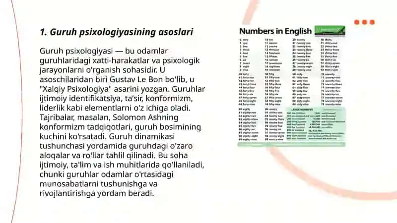 Guruhda har xil shaxslar o‘rtasida ishtirok etish psixologiyasi 3