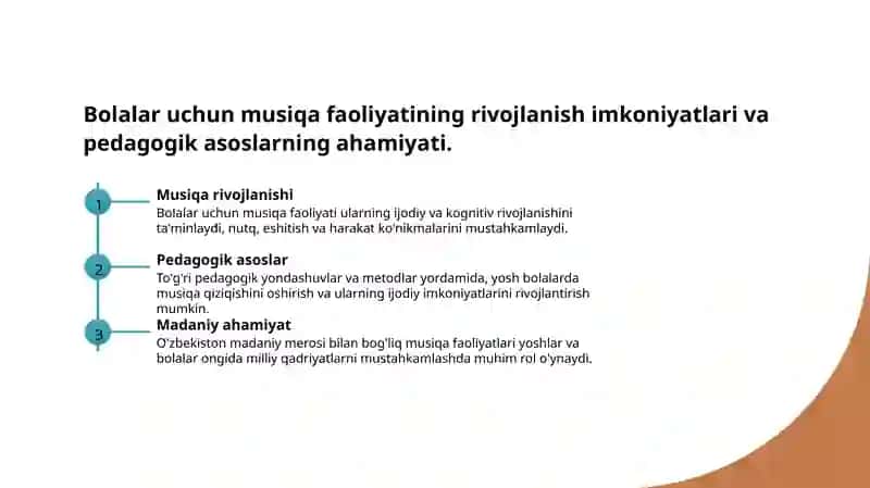 MTT ning turli yosh guruhlarida musiqa mashgʻulotini tashkil qilish 3