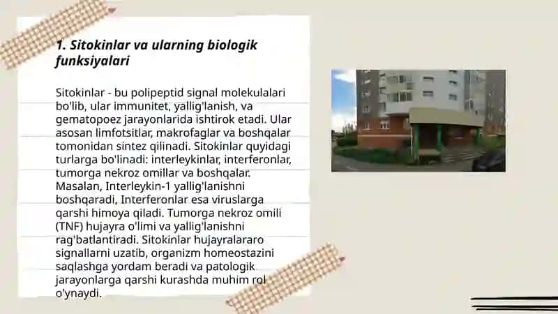 Sitokinlar va interferonlar 3