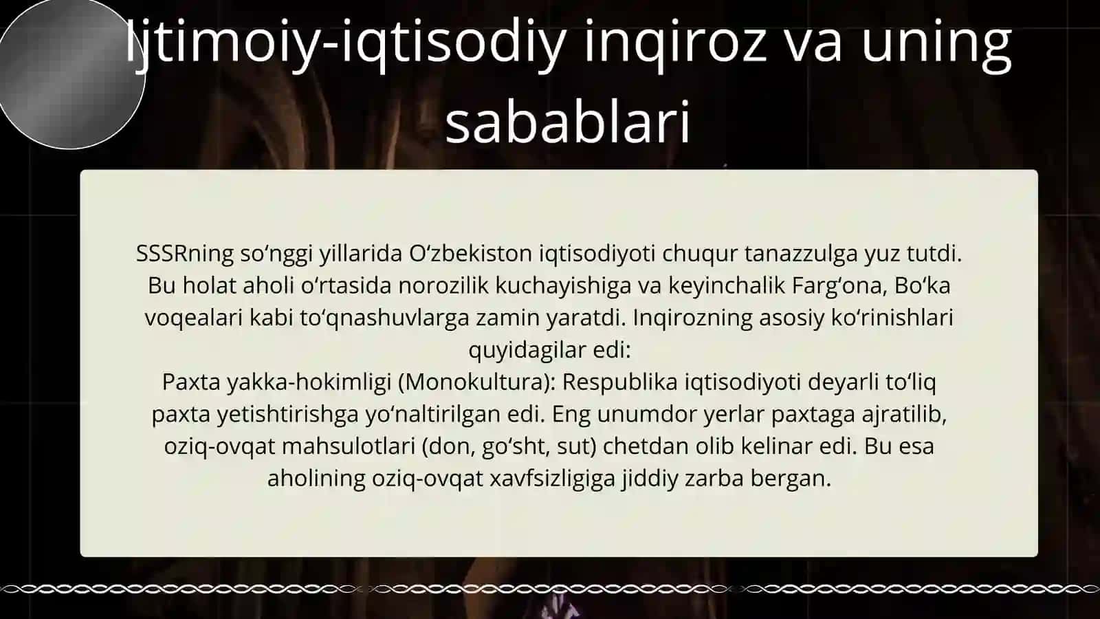 Farg'ona, Bo'ka va Parkent voqelari. O'zbekistonda ijtimoiy inqirozning avj olishi 3