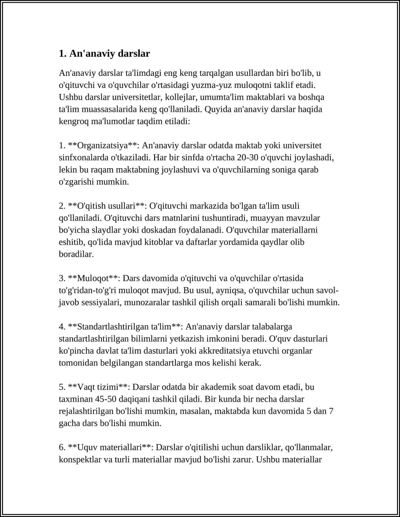 TEXNOLOGIYA FANIDA KÕPROQ SAMARA BERADIGAN ÕQITISH SHAKLLARI 3