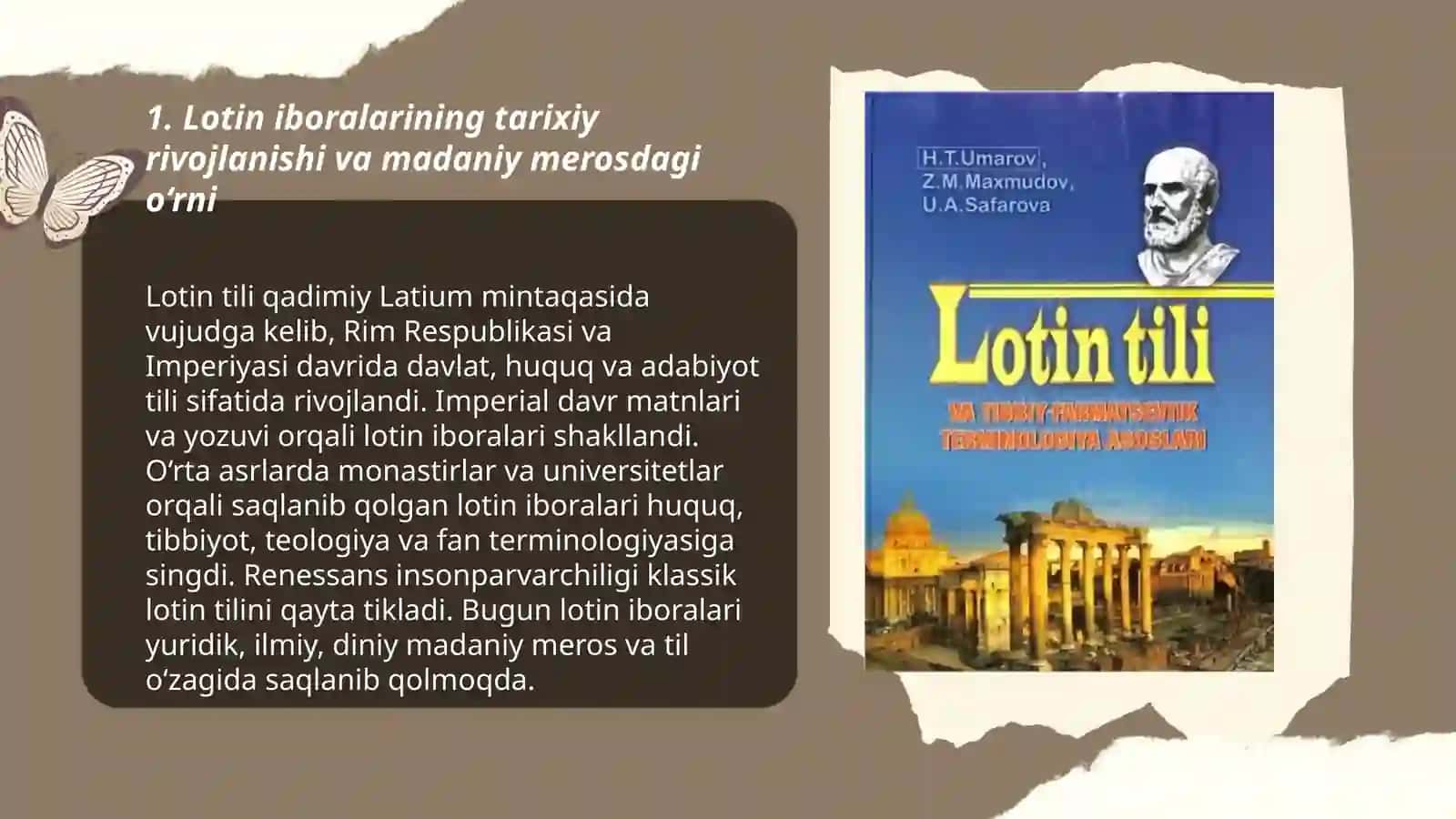 Lotin iboralarining hayotimizning barcha jabhalarida tutgan oʻrni 3