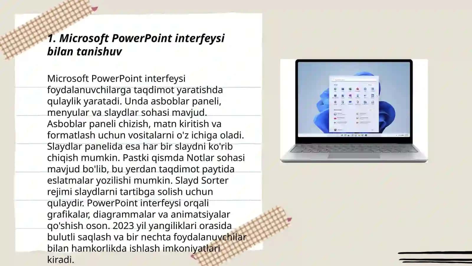 Microsoft PowerPointda õrgatuvchi interaktiv taqdimotlar yaratish 3