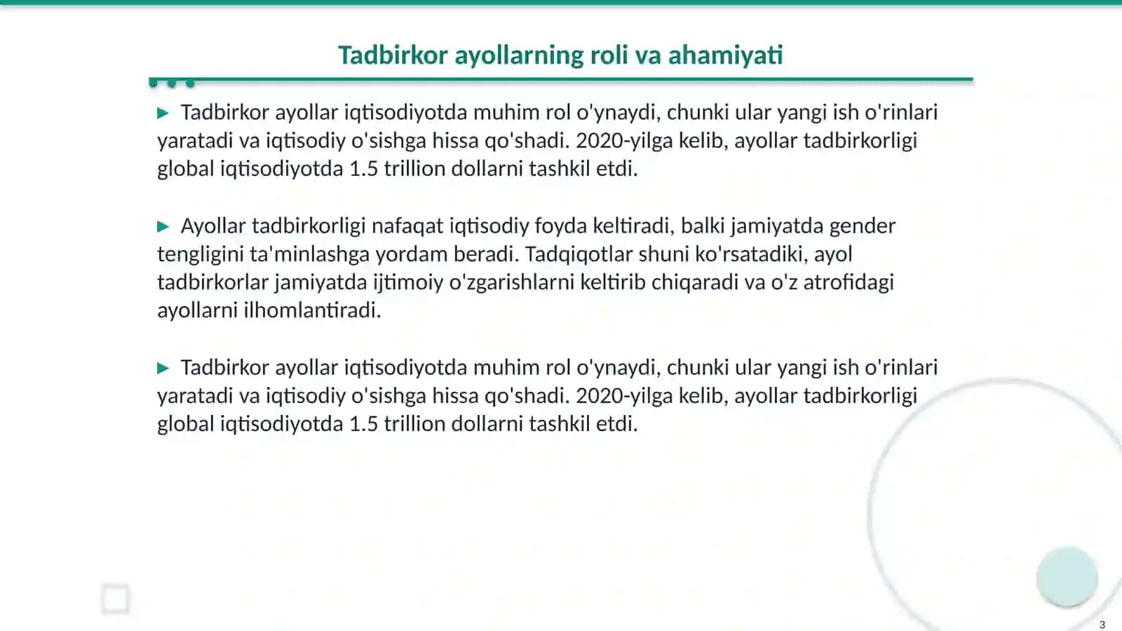 Tadbirkor ayollar 3