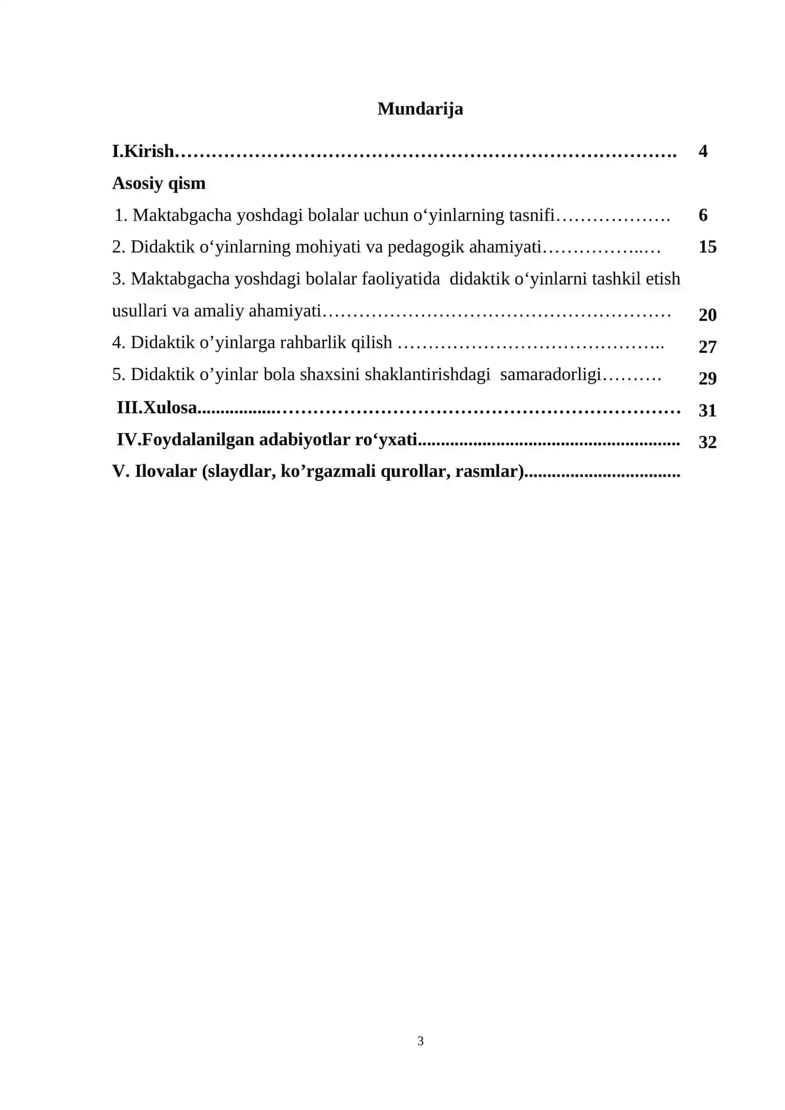 Maktabgacha ta’lim tashkilotlarida Didaktik o‘yinlarning bola shaxsini shaklantirishdagi o‘rni 3