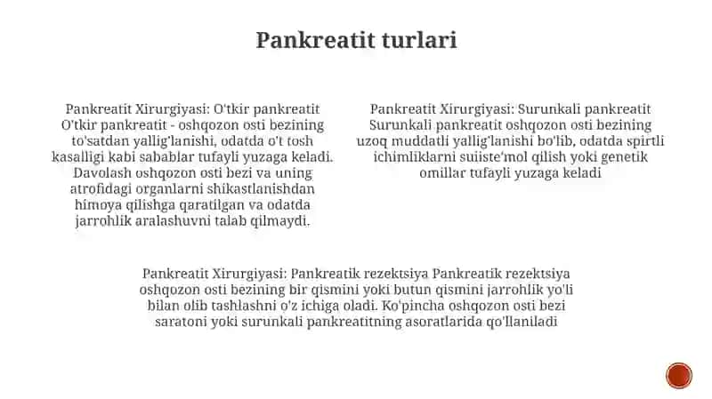 Pankreatitlarni Xirurgik Davolash Usullari 3