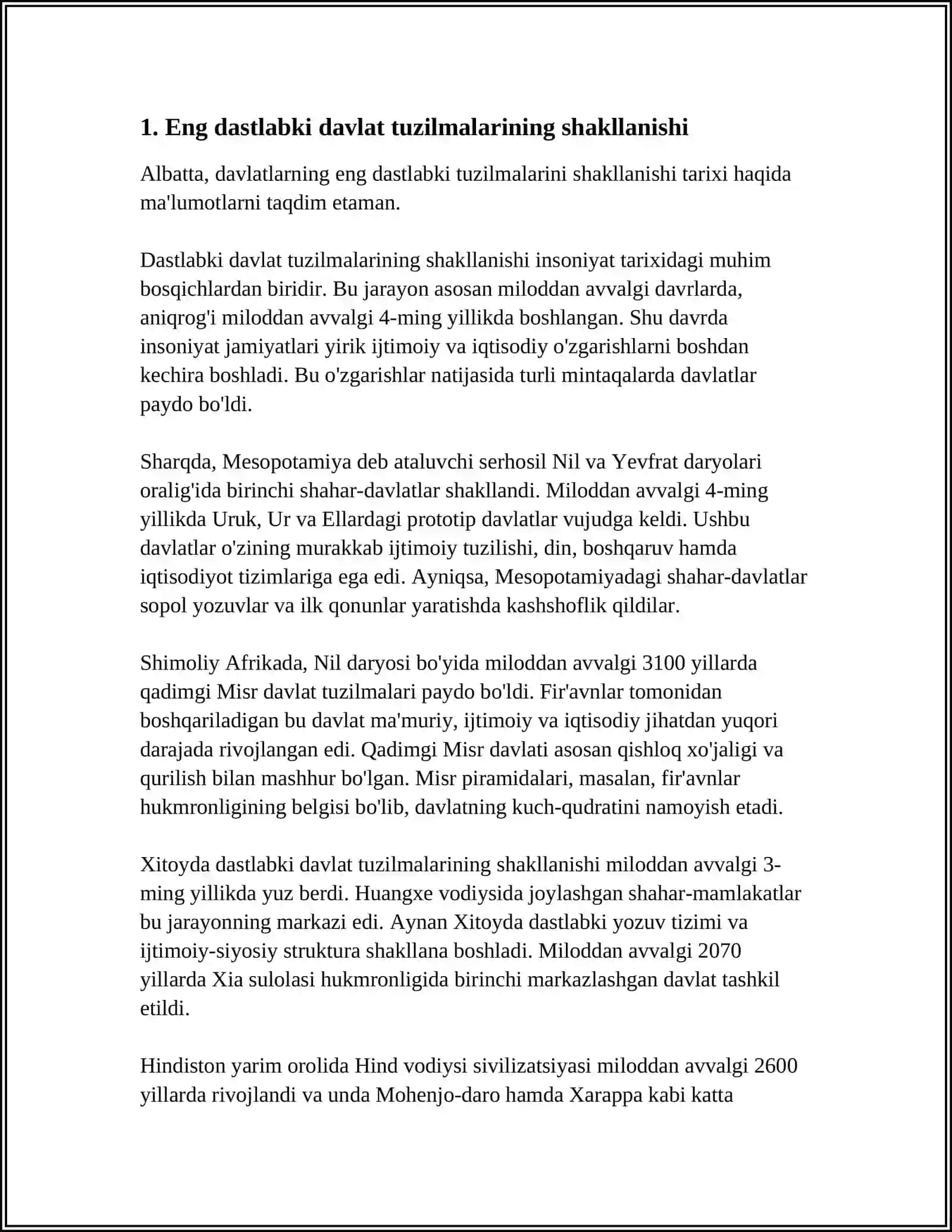 OZBEKISTON HUDUDIDAGI ENG DASTLABKI DAVLAT BIRLASHMALARINING PAYDO BOLISHI 3