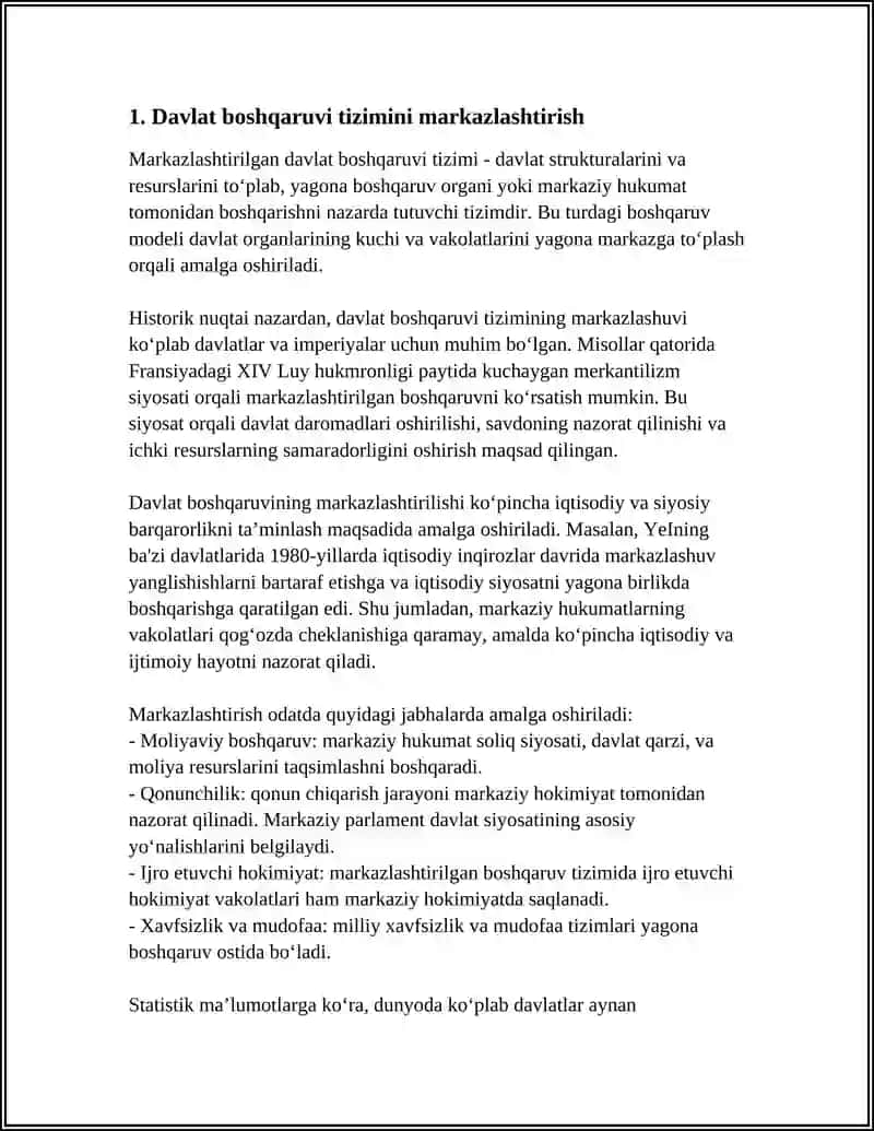 MUSTAQILLIK YILLARIDA DAVLAT BOSHQARUVI TIZIMIDA AMALGA OSHIRILGAN ISLOHOTLAR 3