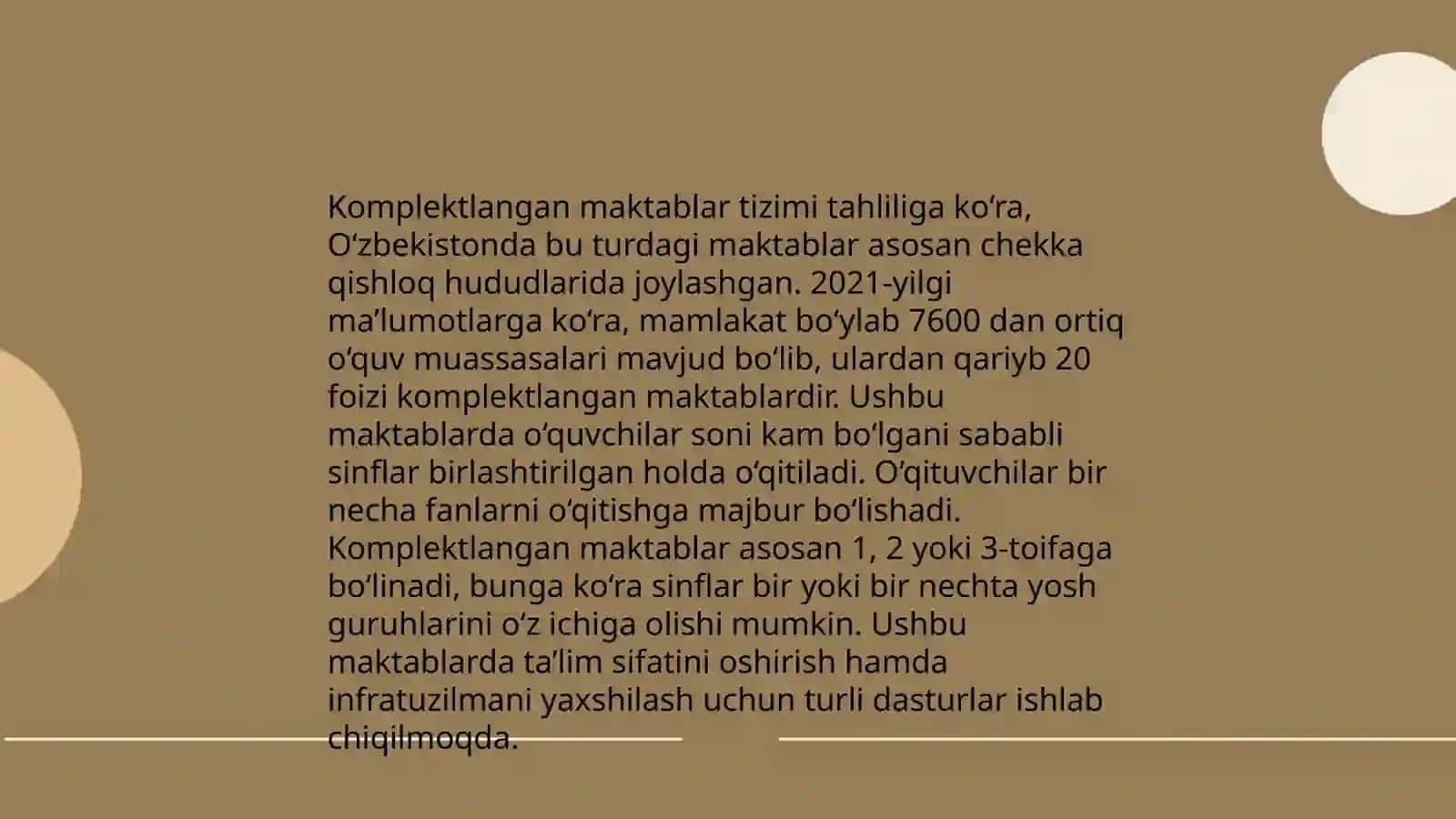 Oz komplektlangan maktablarda tabiiy fanlarni o‘qitishni loyihalash usullarini o‘rganish 3