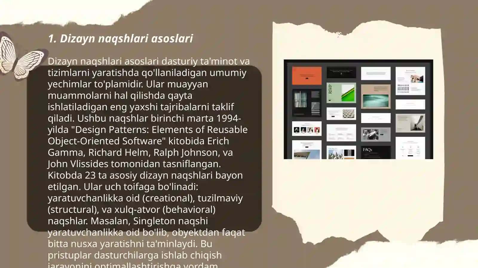 Dizayn naqshlari yordamida WISIWIG hujjat muharririni loyihalash 3