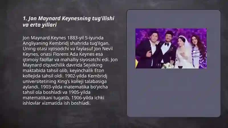 Jon Meynard Keyns hayoti va ijodi 3