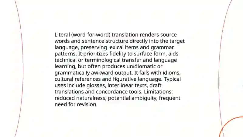 Types of translation 3
