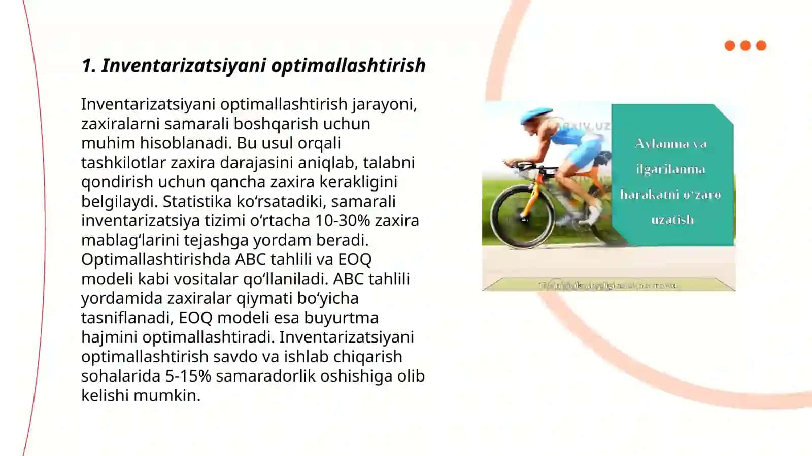 Aylanma aktivlarni samarali boshqarish yo‘llari 3