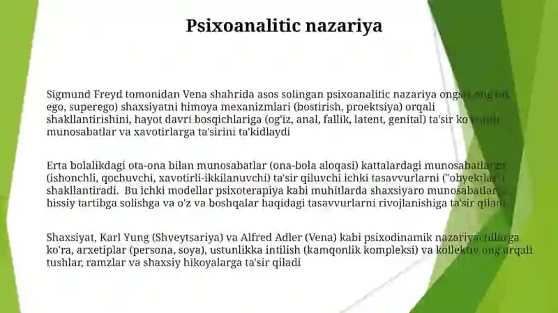 Shaxsnazariyasi 3