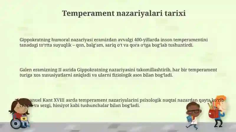 Temperament turlari va tavsifi 3