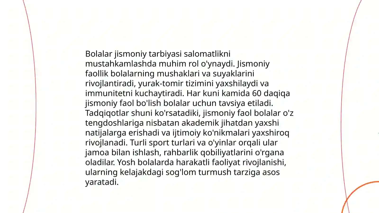 Bolalar jismoniy tarbiya fanining maqsadi va predmeti 3