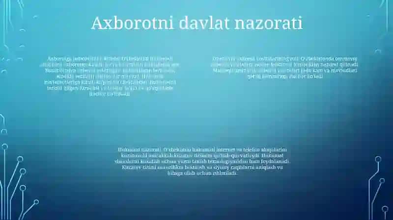 O'zbekistondagi Axborot Haqidagi Siyosiy Qarashlar 3