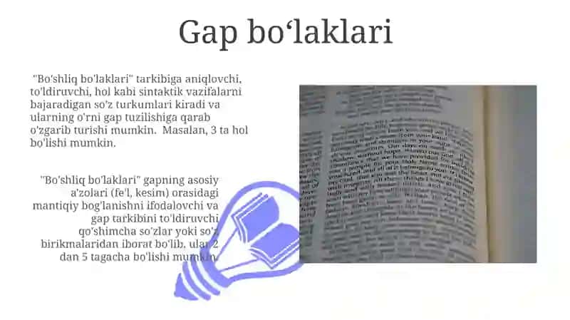Soʻz-gaplar, ularning turlari 3